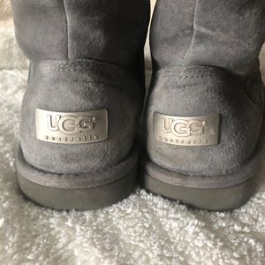 UGG tall suede boot with zipper